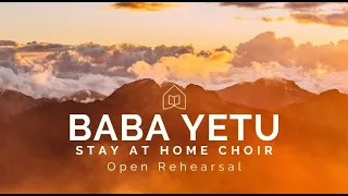 Baba Yetu - Tutti Rehearsal with Christopher Tin