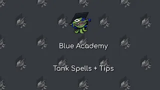 Blue Mage Tank Spells and Tips