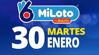 Resultado del MiLoto del Martes 30 de Enero de 2024  Ganador 😱🤑💰💵