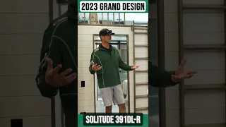 Justin Peaks Inside the 2023 Grand Design Solitude 391DL-R | Beckley's RVs