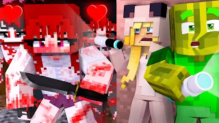 24 STUNDEN bei YANDERE ÜBERNACHTEN?! - Minecraft MONSTER VILLA