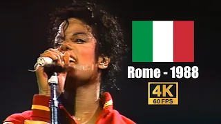 Michael Jackson | Thriller - Live in Rome May 23rd, 1988 (4K60FPS)