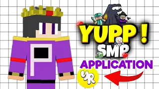 YUPP SMP Application @Yupprikshuu 💛💜 #MCPELifestealSMP