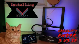 Installing Klipper on the Creality Ender 3 v3 SE using the BTT Pad7