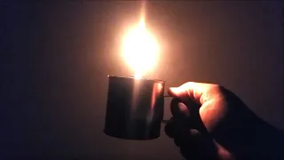 Tin can lamp