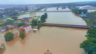 Enchente recorde 2024 , Rio dos Sinos, São Leopoldo , RS Brasil