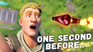 If you don't know HOW TO PLAY Fortnite like a PRO. One second before. Best and WTF Moments Fortnite