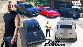 GTA 5 - Stealing Dominic Toretto's Luxury Cars with Franklin! (Real Life Cars #128)