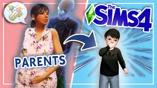 my sim had a baby with the NIGHT WRAITH || Sims 4 Occult Baby Challenge #79