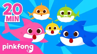 La Famille Requin TOUS Ensemble ! | +Compilation | Pinkfong, Bébé Requin ! Chansons pour Enfants