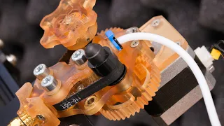 This 3D PRINTABLE Extruder works with TIMING BELTS!