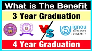 What is Difference between 4 Year UG Programme Vs 3 Year UG Programme, 3 Year UG Vs 4 Year Ug DU SOL