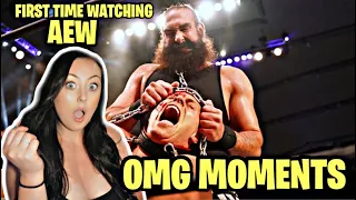 Girl Watches AEW for the First Time *OMG Moments* Reaction