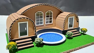 MINIATUR RUMAH DARI KARDUS #103 || RUMAH UNIK