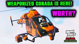 Weaponized Conada is Here in GTA 5 Online | Worth Buying? Best Customization & Test | NEW Helicopter