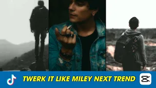 Twerk it Like Miley Next Trend 🔥 | Tiktok Viral Capcut Edit Tutorial | Capcut Templete