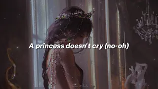Princesses Don't Cry - CARYS ( sped up ) - Lyrics