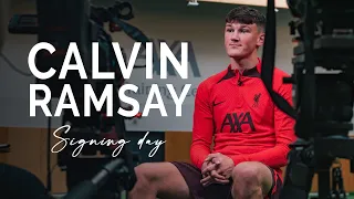 Calvin Ramsay media day | Behind the scenes at the AXA Training Centre