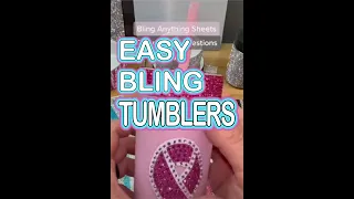 Fast hack for Rhinestone Tumblers! #shorts #bling #crazy #sick