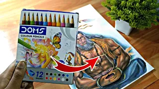 HANUMAN drawing with Cheap colour pencils || Artist Sohom Dey || Bajrang Bali sketch