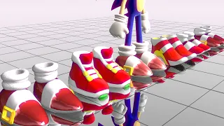 All of Sonic's Shoes | Which One Is Your Favorite? [Animation] Sonic's Shoe Collection