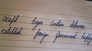 "Very neat handwriting for beginners " | Beautiful Calligraphy |