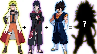 20 Dragon Ball + Naruto Fusion Characters | CharlieCaliph