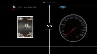 Seat Leon 290 2016 vs Ford Focus RS 2016 / 0-200 KMH