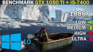 Rust | GTX 1050 Ti + i5-7400 | Low vs. Medium vs. High vs. Ultra | 1080p