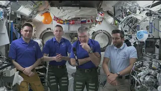 Expedition 69 NASAs SpaceX Crew6 Talks with Media Before Station Departure  Aug 23 2023