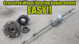 Subaru Crosstrek Hub Assembly Removal Tip - 2014-17 Rear Wheel Bearing Fix