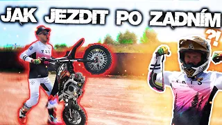 JAK JEZDIT PO ZADNÍM?!💯 [ ZPÁTKY NA YOUTUBE ]🐱‍🏍