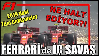 Ferrari'de İç Savaş I Vettel ile Leclerc'in 2019 ve 2020 Çekişme ve Kazaları I SERHAN ACAR ANLATIMI