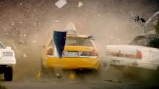 Top Gear - American Taxi crashes into Russian Taxi