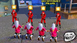 HIPHOP VS RED CRIMINAL NO INTERNET PRANK ON GRANDMASTER | GARENA FREE FIRE | NADIYA FF