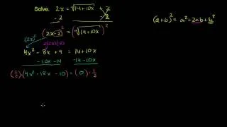 Extraneous Solutions for Radical Equations