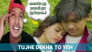 Reaction_Parodi india_TUJHE DEKHA TO YEH_vina fan feat fathan malik