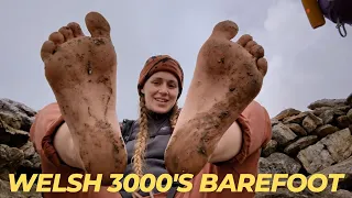 We tried to hike the Welsh 3000s barefoot