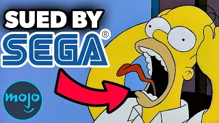Top 10 Times The Simpsons Got Sued