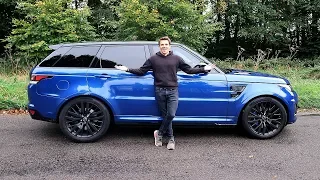 MY NEW RANGE ROVER SPORT SVR! | FIRST DRIVE