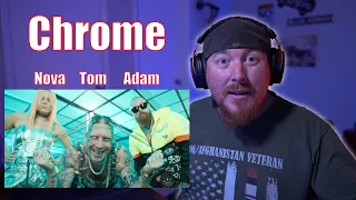 Tom MacDonald Adam Calhoun & Nova Rockafeller - Chrome | Veteran Reaction