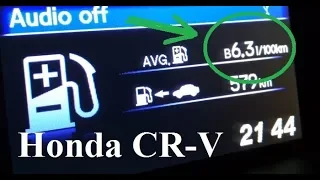 Honda CR-V 2.0 - Fuel Economy on a ride to the mountains with ECO mode on