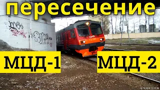 Здесь пересекаются МЦД-1 и МЦД-2 (плюс поездка Тимирязевская-Беговая)// 14 декабря 2019