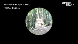 Hawke Vantage 3-9x40 Reticle MilDot | Optics Trade Reticle Subtensions