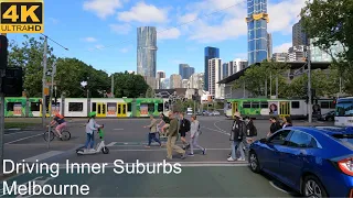 Driving Inner Suburbs | Melbourne Australia | 4K UHD