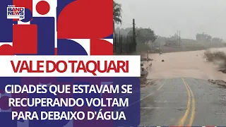 Cidades do Vale do Taquari (RS) voltam para debaixo d'água