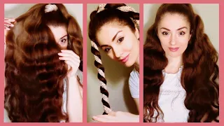 БЕЗОПАСНЫЙ способ КАК СДЕЛАТЬ КУДРИ и ЛОКОНЫ БЕЗ ПЛОЙКИ | HEATLESS CURLS TUTORIAL