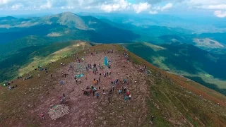 Красуня Говерла з висоти пташиного польоту (Hoverla, view from the sky) 4K