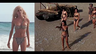 Blonde Cavewoman vs a Dark-Haired Tribe - When Dinosaurs Ruled The Earth [1080p]