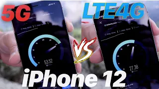 5G Vs 4G LTE iPhone 12 Pro - Much Faster ?